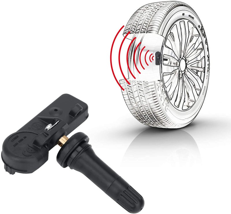SEINECA 56029398AB 433MHz Tire Pressure Monitoring System(TPMS) Sensor Compatible with Jeep Grand Cherokee Wrangler Dodge Charger Challenger Journey Chrysler Town Country FIAT 500 Ram 1500 2500 3500 4500 5500 - Image 1